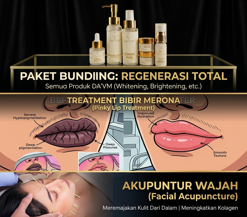 Bundling Skincare + Pinky Treatment + Akupuntur Wajah
